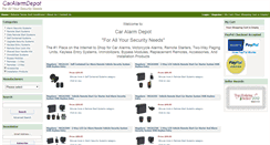 Desktop Screenshot of caralarmdepot.com